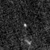 F115W image, 3.2 arcsec across, north up