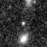 F356W image, 3.2 arcsec across, north up
