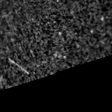 F150W image, 3.2 arcsec across, north up