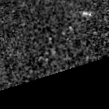 F200W image, 3.2 arcsec across, north up