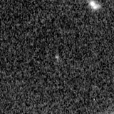F150W image, 3.2 arcsec across, north up