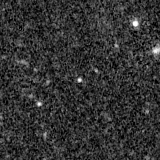 F150W image, 3.2 arcsec across, north up