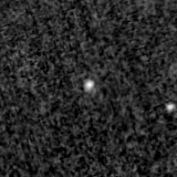 F090W image, 3.2 arcsec across, north up