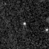 F150W image, 3.2 arcsec across, north up
