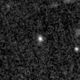 F200W image, 3.2 arcsec across, north up