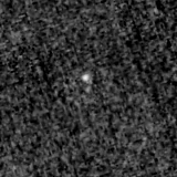 F090W image, 3.2 arcsec across, north up