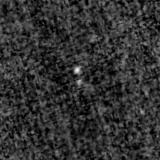 F115W image, 3.2 arcsec across, north up