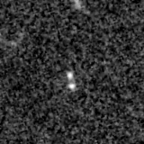 F200W image, 3.2 arcsec across, north up