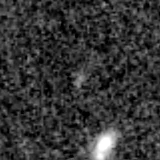 F277W image, 3.2 arcsec across, north up