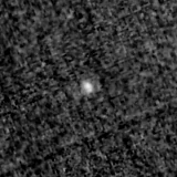F150W image, 3.2 arcsec across, north up