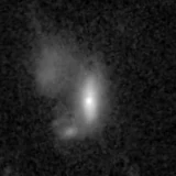 F200W image, 3.2 arcsec across, north up