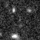 F115W image, 3.2 arcsec across, north up