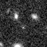 F200W image, 3.2 arcsec across, north up