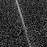 F150W image, 3.2 arcsec across, north up