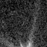 F115W image, 3.2 arcsec across, north up