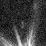 F200W image, 3.2 arcsec across, north up