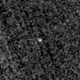 F090W image, 3.2 arcsec across, north up