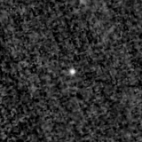 F150W image, 3.2 arcsec across, north up