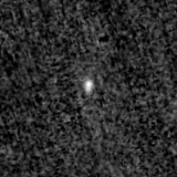 F150W image, 3.2 arcsec across, north up