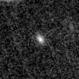 F200W image, 3.2 arcsec across, north up
