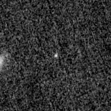 F115W image, 3.2 arcsec across, north up