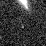 F200W image, 3.2 arcsec across, north up