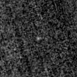 F115W image, 3.2 arcsec across, north up
