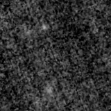 F090W image, 3.2 arcsec across, north up