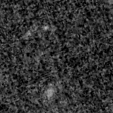 F150W image, 3.2 arcsec across, north up