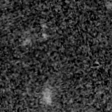 F200W image, 3.2 arcsec across, north up