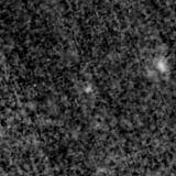 F115W image, 3.2 arcsec across, north up