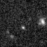 F200W image, 3.2 arcsec across, north up