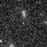 F200W image, 3.2 arcsec across, north up