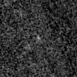 F150W image, 3.2 arcsec across, north up
