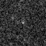F115W image, 3.2 arcsec across, north up