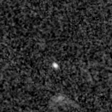 F200W image, 3.2 arcsec across, north up