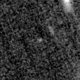 F200W image, 3.2 arcsec across, north up