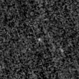 F150W image, 3.2 arcsec across, north up