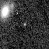 F200W image, 3.2 arcsec across, north up