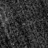 F090W image, 3.2 arcsec across, north up