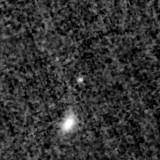 F150W image, 3.2 arcsec across, north up
