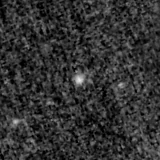 F090W image, 3.2 arcsec across, north up