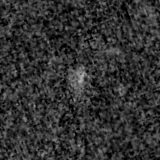 F090W image, 3.2 arcsec across, north up