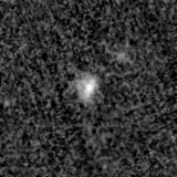 F150W image, 3.2 arcsec across, north up