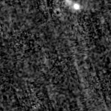 F115W image, 3.2 arcsec across, north up