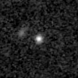 F277W image, 3.2 arcsec across, north up