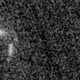 F115W image, 3.2 arcsec across, north up