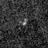 F090W image, 3.2 arcsec across, north up
