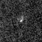 F115W image, 3.2 arcsec across, north up
