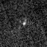 F150W image, 3.2 arcsec across, north up